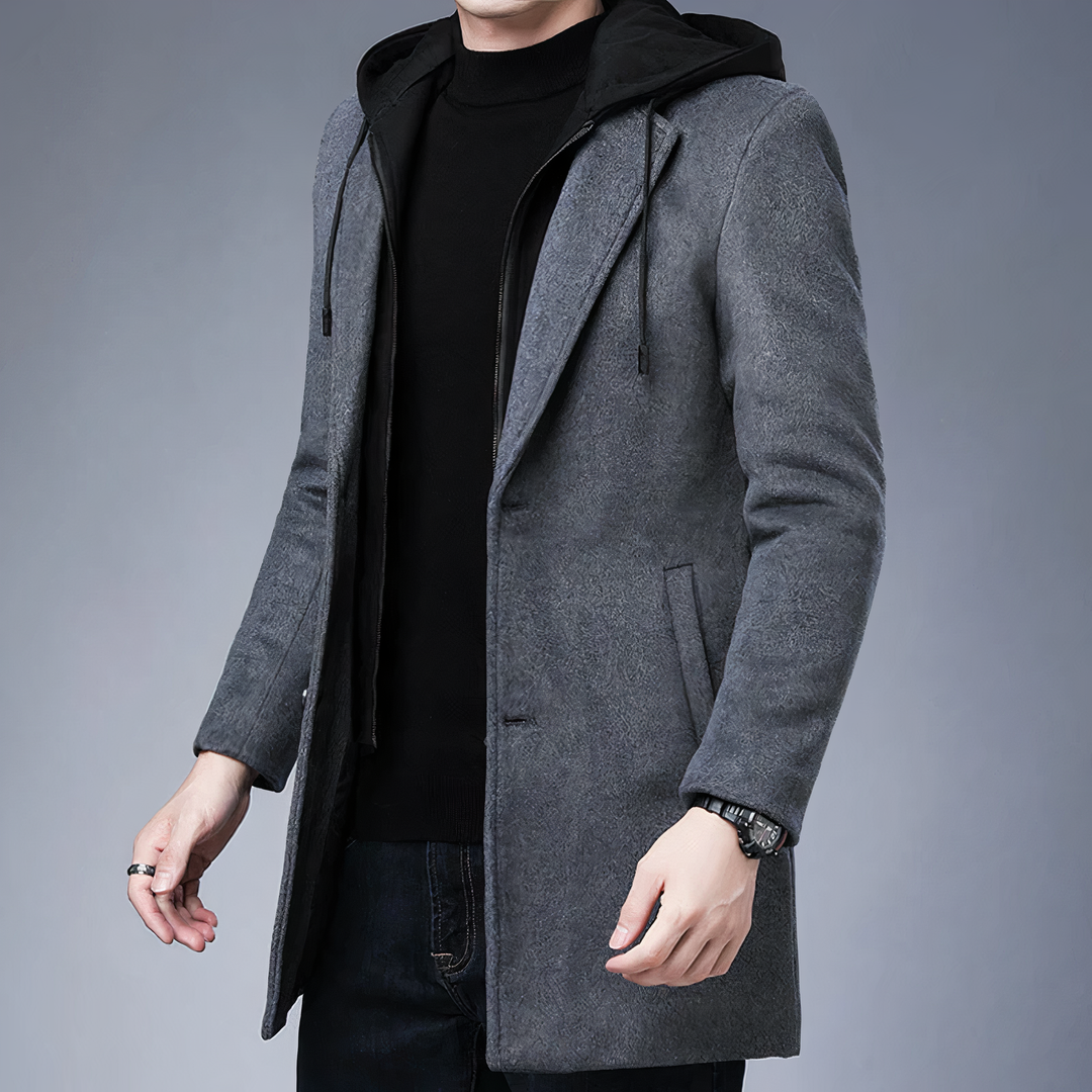 Drune | Trenchcoat aus Wolle für Herren