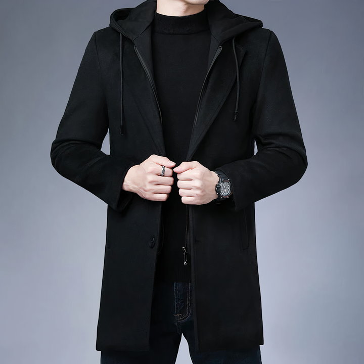 Drune | Trenchcoat aus Wolle für Herren