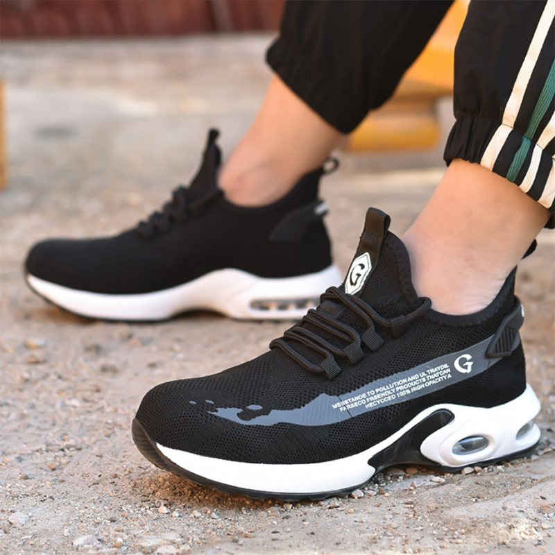 S1P mode Sicherheit Schuhe Männer Stahl Kappe Schuhe Drune