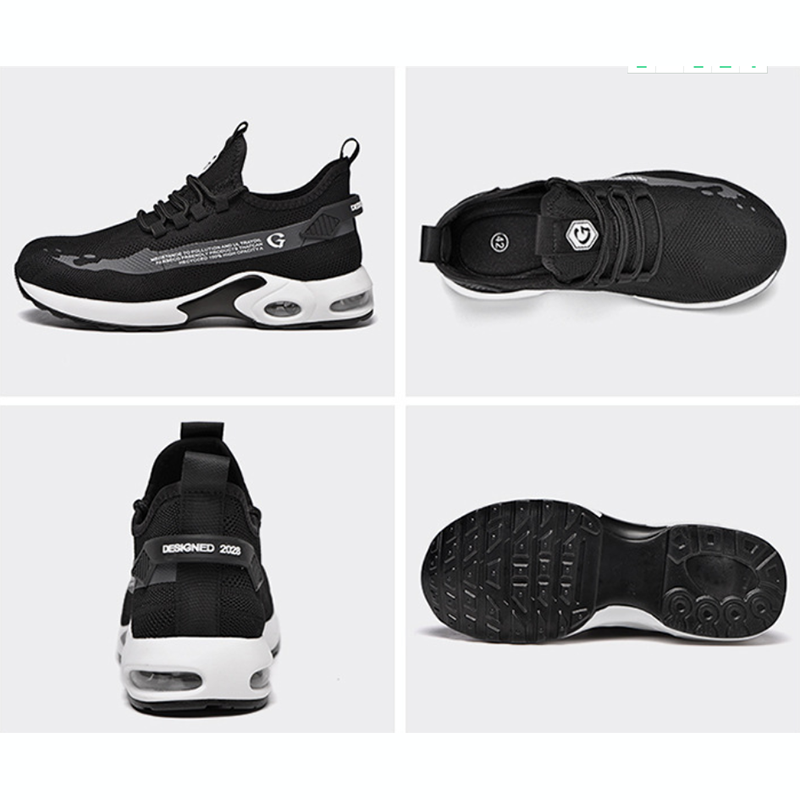 S1P mode Sicherheit Schuhe Männer Stahl Kappe Schuhe Drune