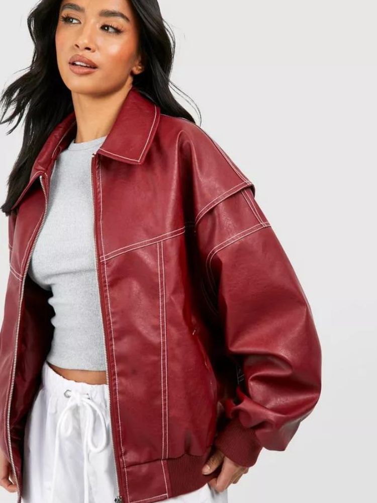 Drune | Elegante und bequeme Lederjacke für Frauen