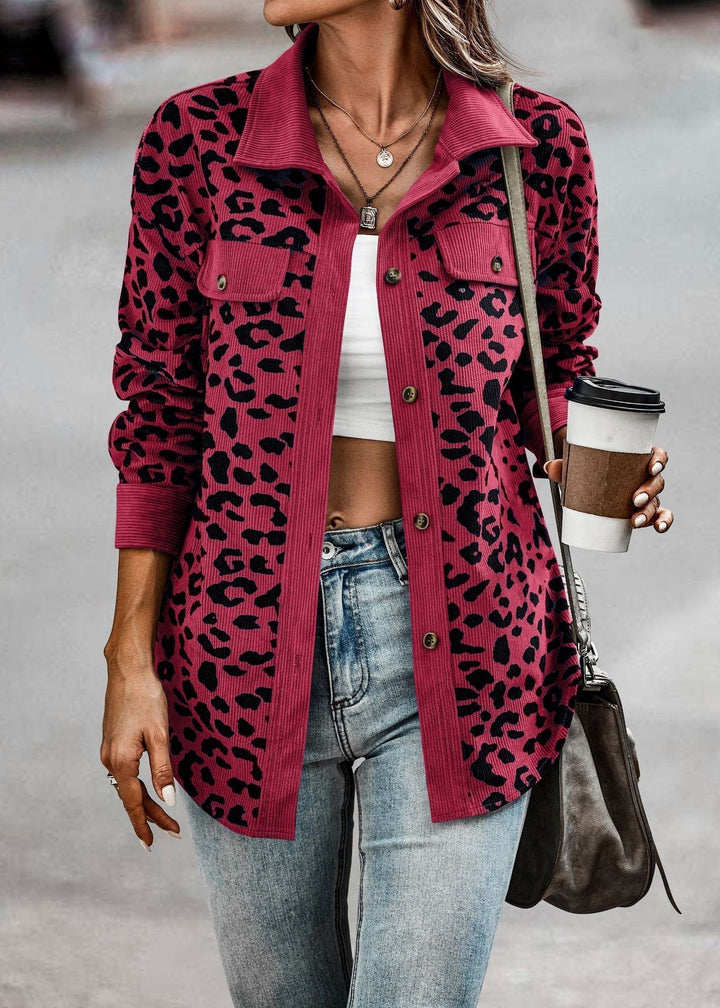Drune | Damen Übergangsjacke in Leoprint