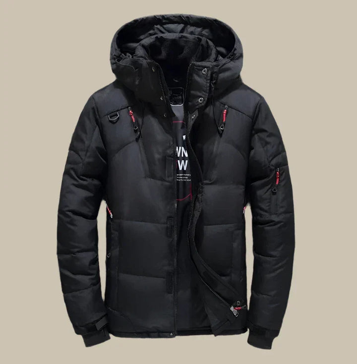 Drune | Wasserdichte Herren-Winterjacke mit Kapuze
