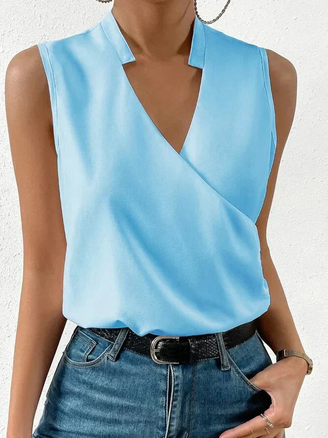 Drune | Schicke Ärmellose Bluse für Frauen
