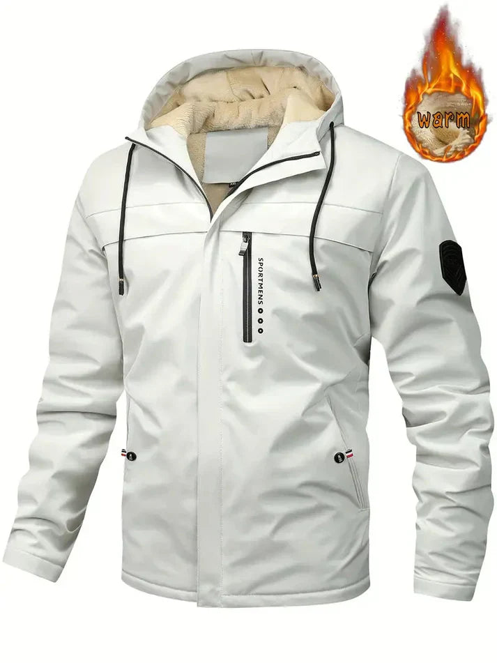 Drune | Hochwertige Winterjacke mit Fellinnenfutter und Taschen für Herren