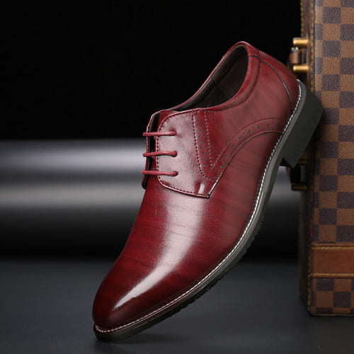 Drune | Herren Schnürschuhe Mit Brogue Details