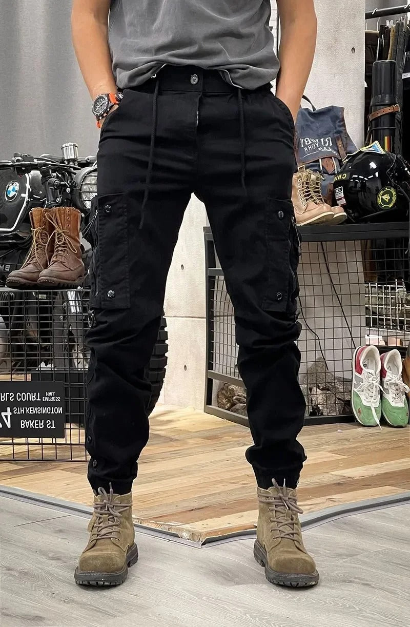 Drune | Stretch Cargo-Hose mit Taschen