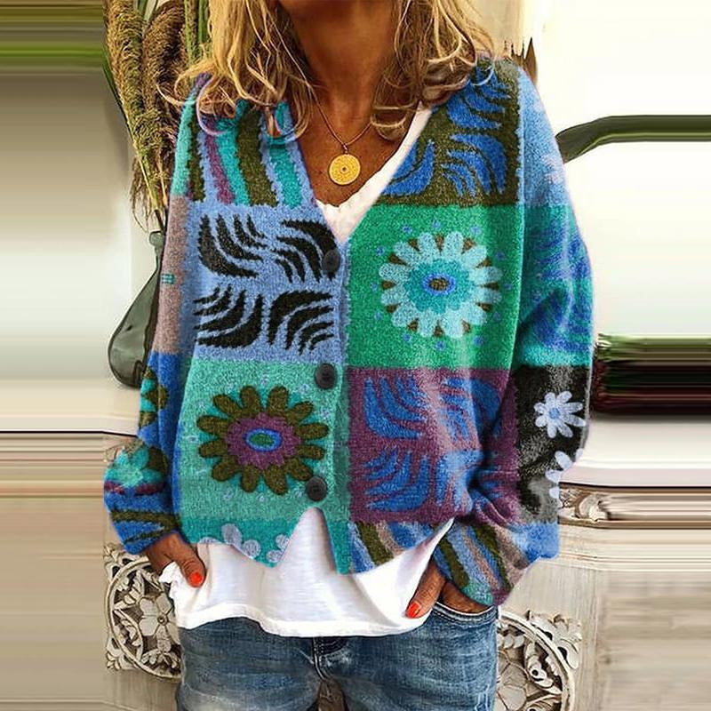 Drune - Damen-Cardigans mit einzigartigem Aufdruck