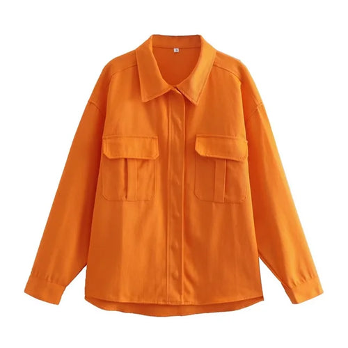 Drune | Vintage Orange Streetwear-Jacke