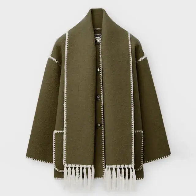 Drune | Jacke mit Schalkragen