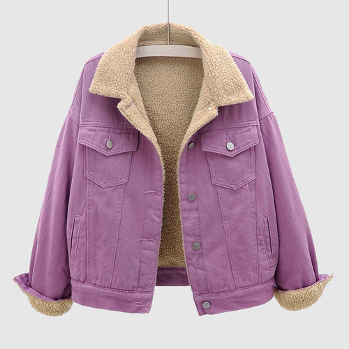 Drune | stilvolle samtige Denimjacke für Frauen