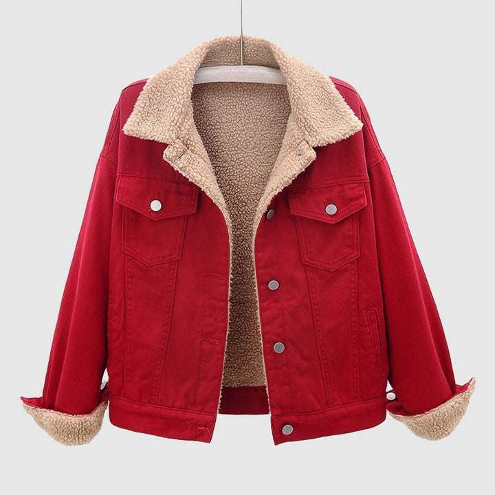 Drune | stilvolle samtige Denimjacke für Frauen