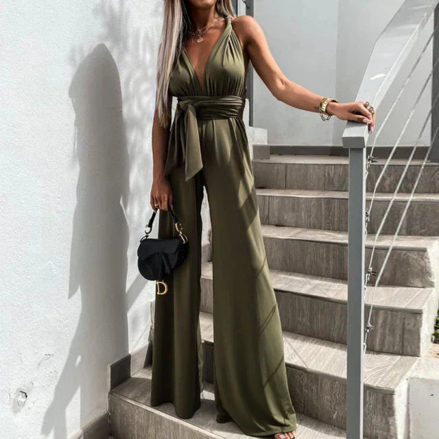 Drune - Eleganter Jumpsuit mit Gürtel