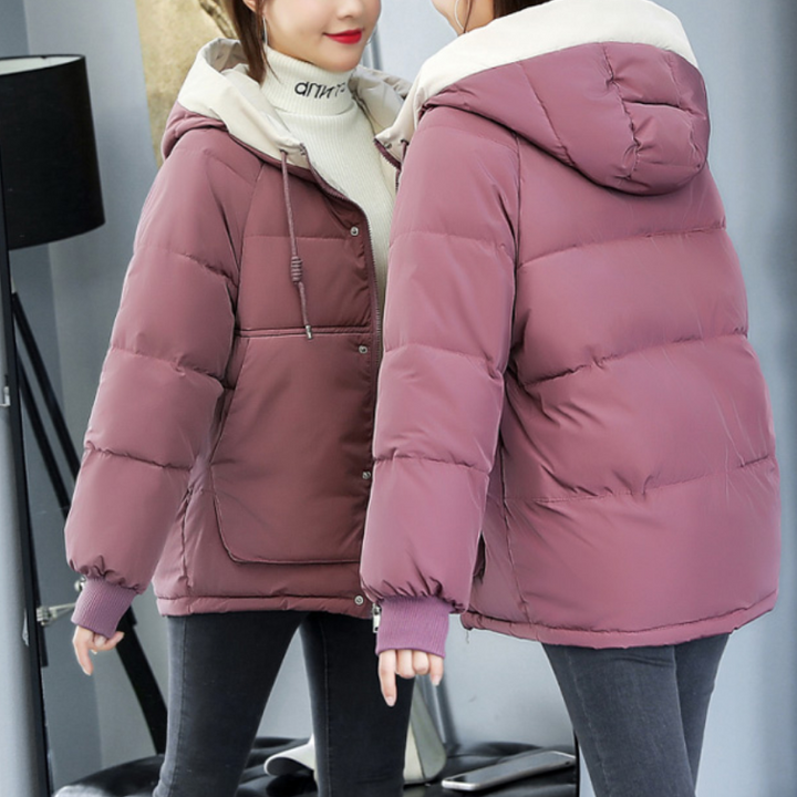 Drune | Damen Winterjacke mit Ziernähten