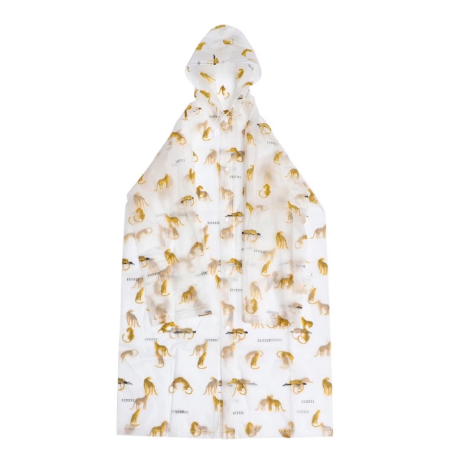 Drune | Regenmantel für Damen mit Leoparden