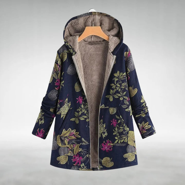 Drune | Floral Fleece-Jacke