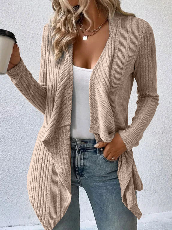 Drune | Damen Strickcardigan mit langen Ärmeln