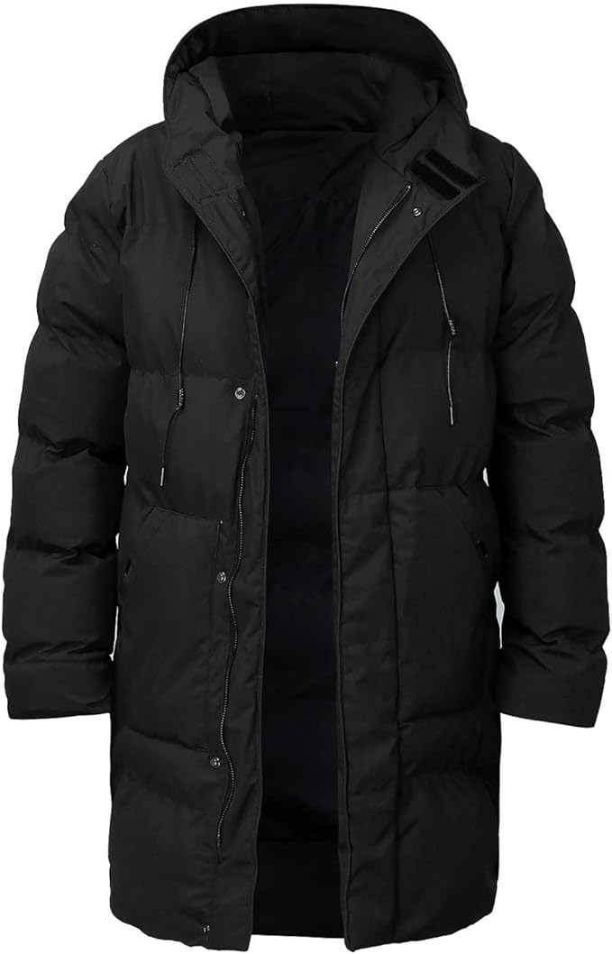 Drune | Winterjacke Herren lang dick