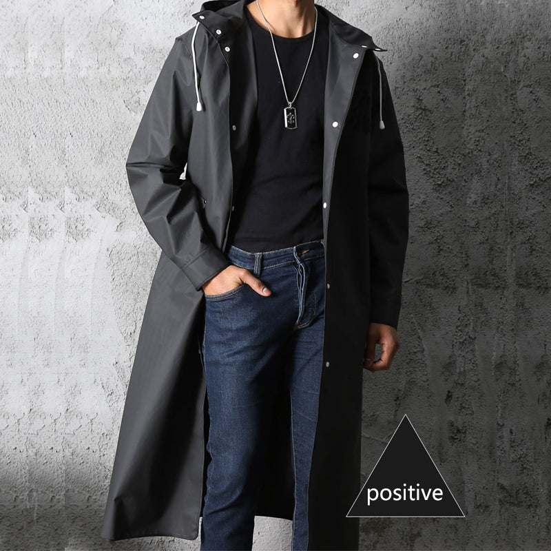Drune | Unisex langer Regenmantel für Outdoor-Abenteuer