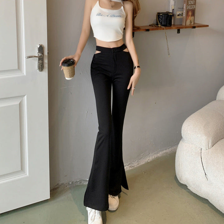 Drune | Taille Cut Out Schlaghose