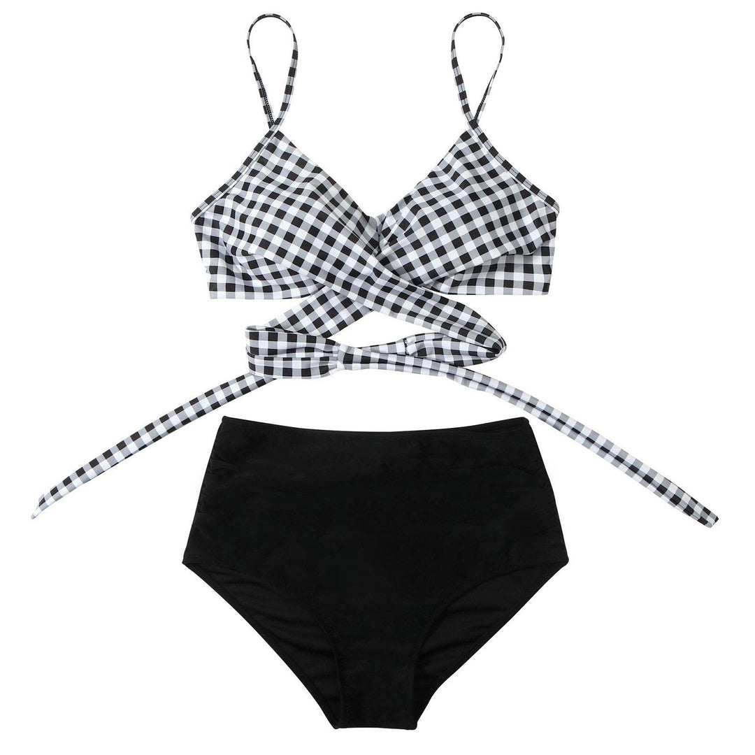 Drune | Buntes High-Waist-Biki für Damen
