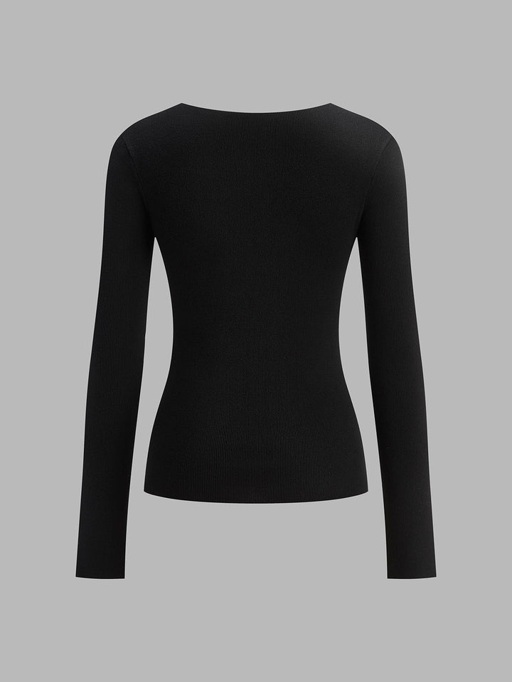 Drune | Zweifarbige Strickoberteile für Damen