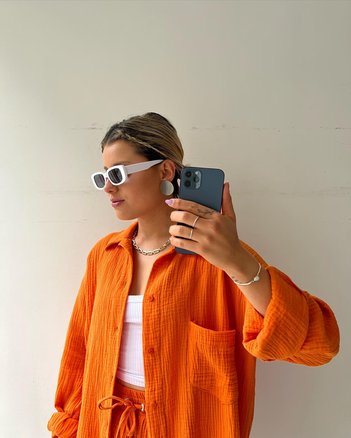 Drune | Set Lose Passform Sommer Lounge Set Leinen Set Womens
