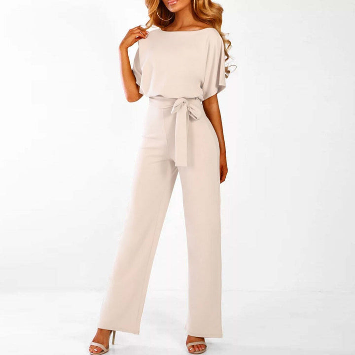 Drune | Elegante Taille Gürtel Damen Jumpsuit