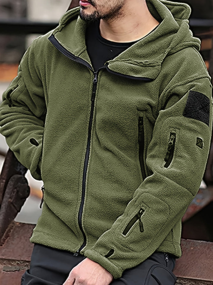 Drune | winddichte Fleecejacke für Männer - Perfekt für Aktivitäten im Freien