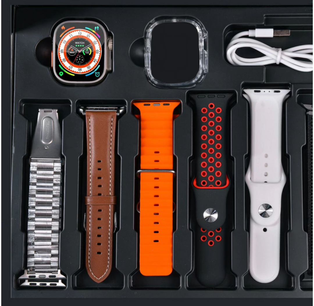Drune | Unisex Smartwatch Mit 7 in 1 Paket