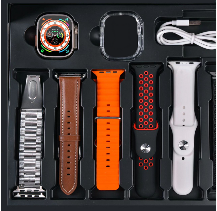 Drune | Unisex Smartwatch Mit 7 in 1 Paket
