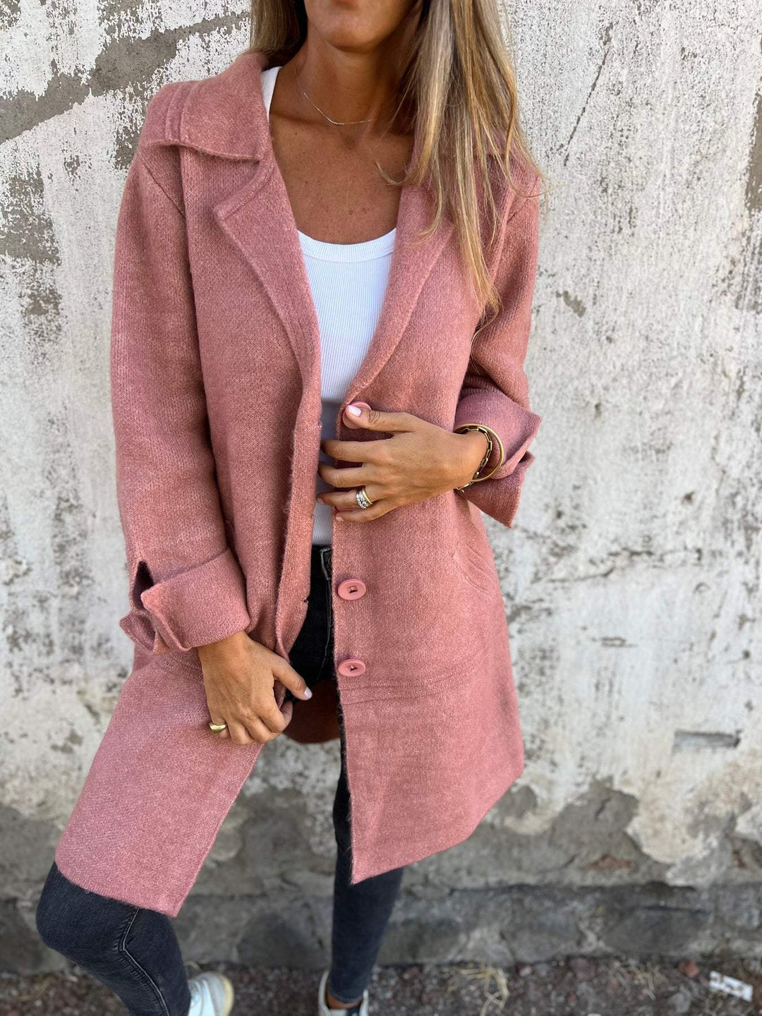 Drune | Stilvoll langer Mantel für Frauen