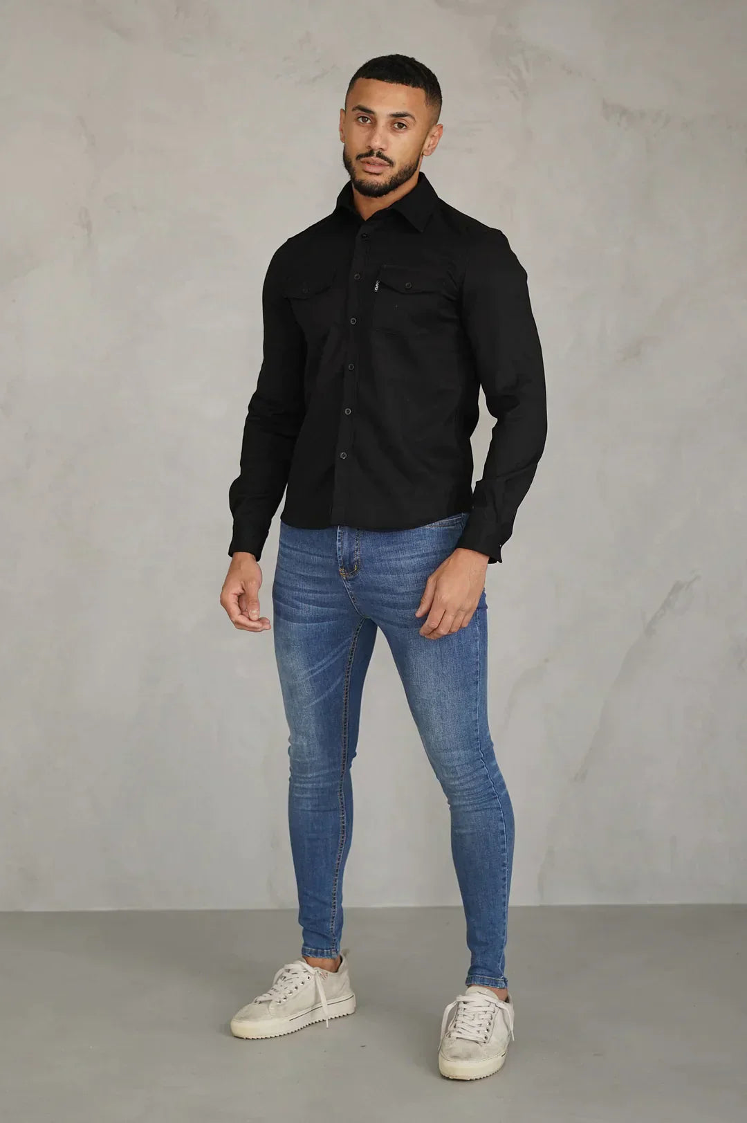 Drune | Premium-Jacke mit Knopfverschluss für Herren | Stylische und bequeme Jacke
