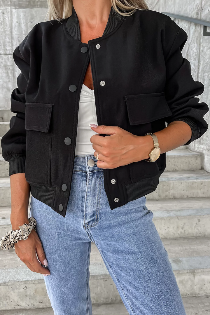 Drune | Bomberjacke mit Taschen Polyester-mischung Klassisch und Zeitlos