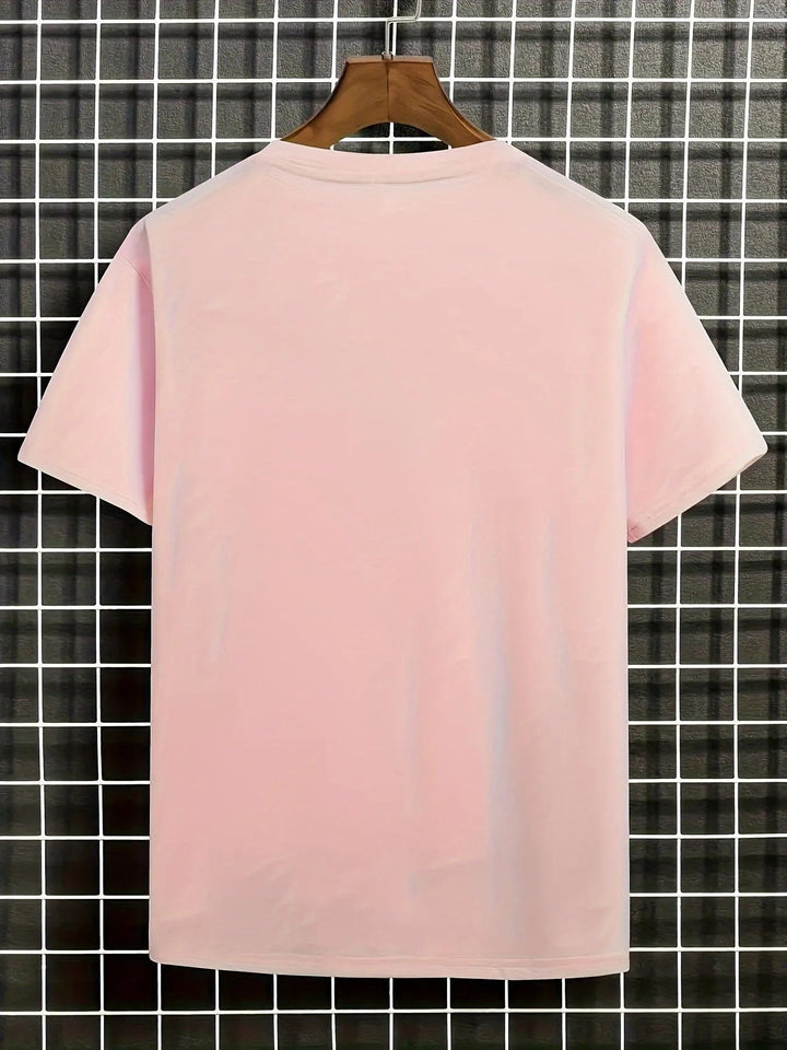 Drune | Herren T-shirt Blumen Und Wellen Design
