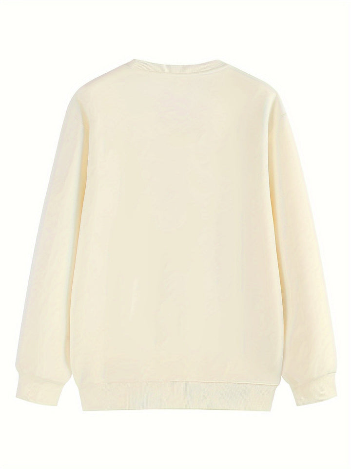 Drune | Sweatshirt mit Weihnachtsmotiv Baumwolle Frohe Weihnachten Design