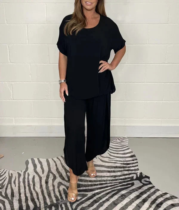 Drune | Zweiteiliges Anzugset mit Ärmeln für Damen | Stilvolles und bequemes Outfit