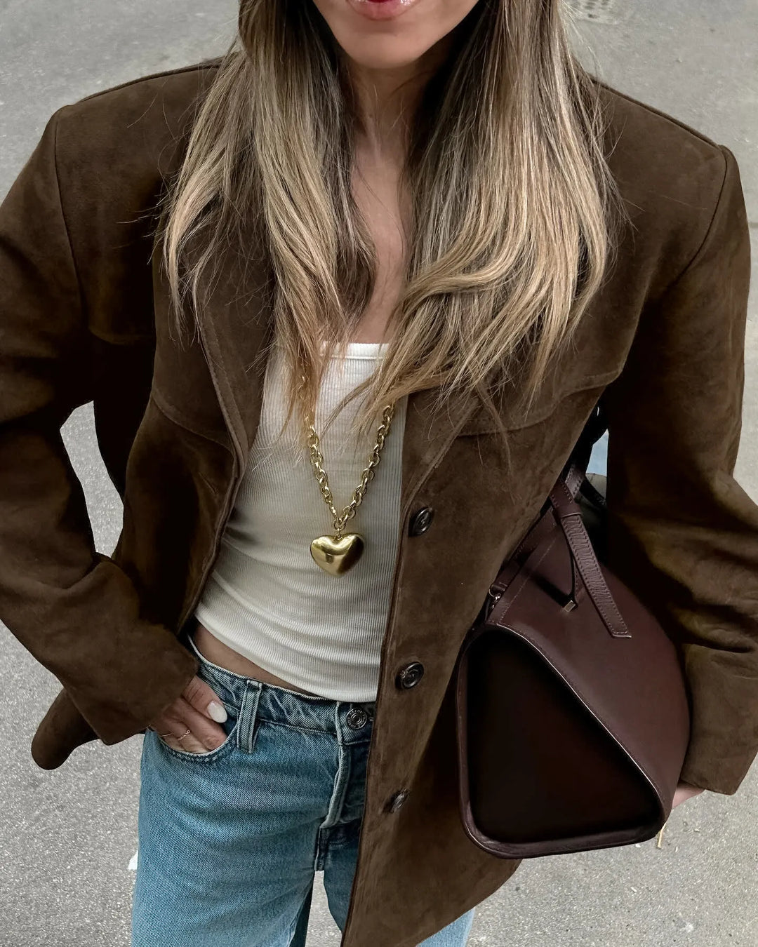 Drune | Gebürstete Jacke