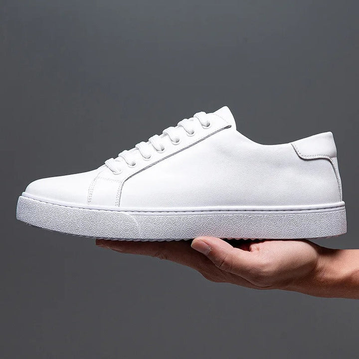 Herren Sneaker Leder Elegant Bequem