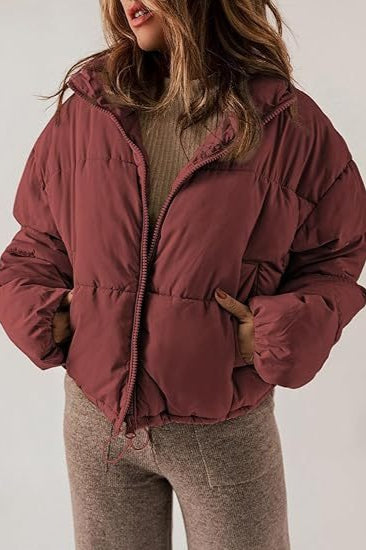 Drune | Schlichte gestepptes Puffer-Jacke