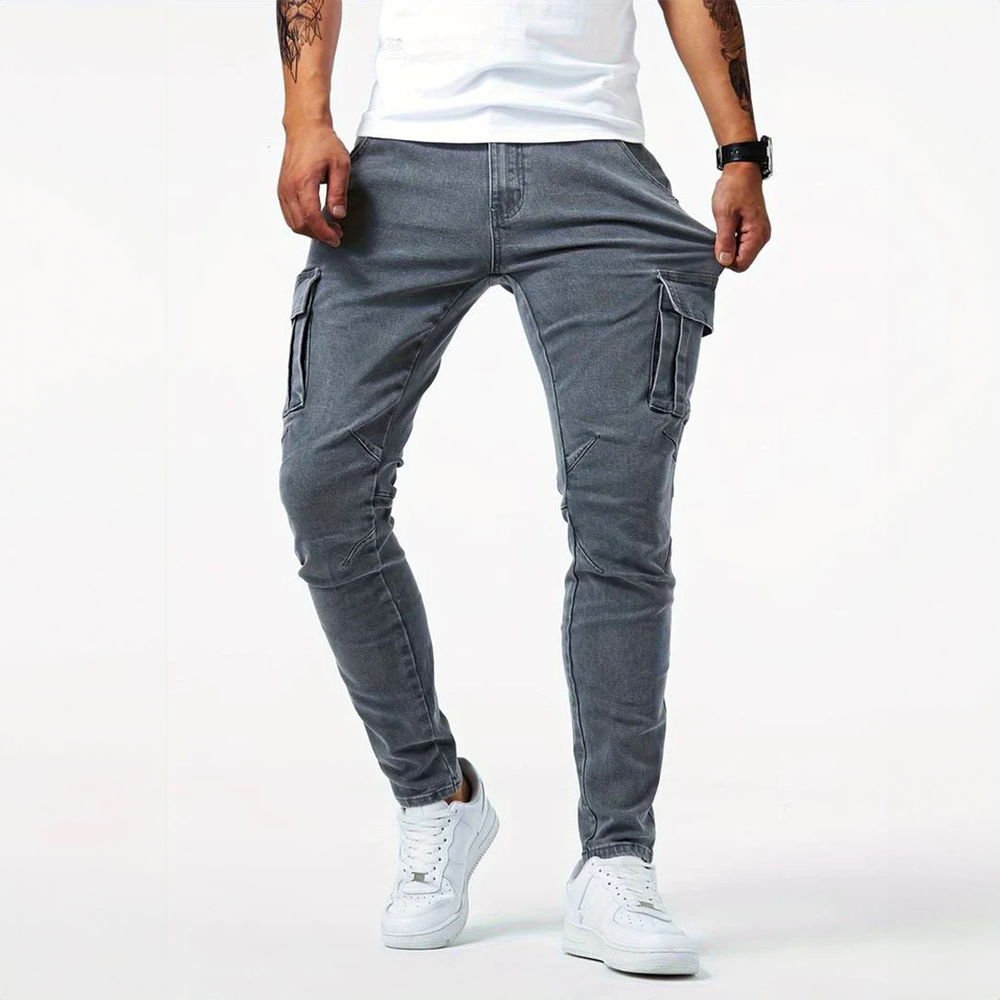 Drune | Premium Stretch Cargo Jeans