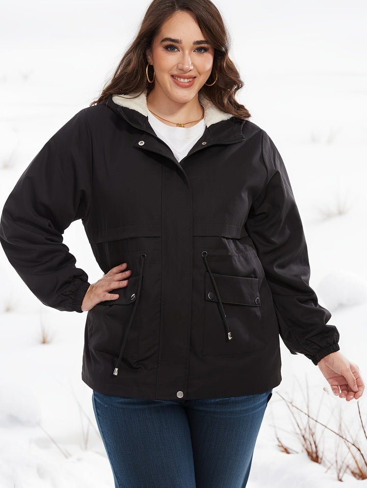 Drune | Kurze Warme Winterjacke für Frauen - Perfekt für den Winter