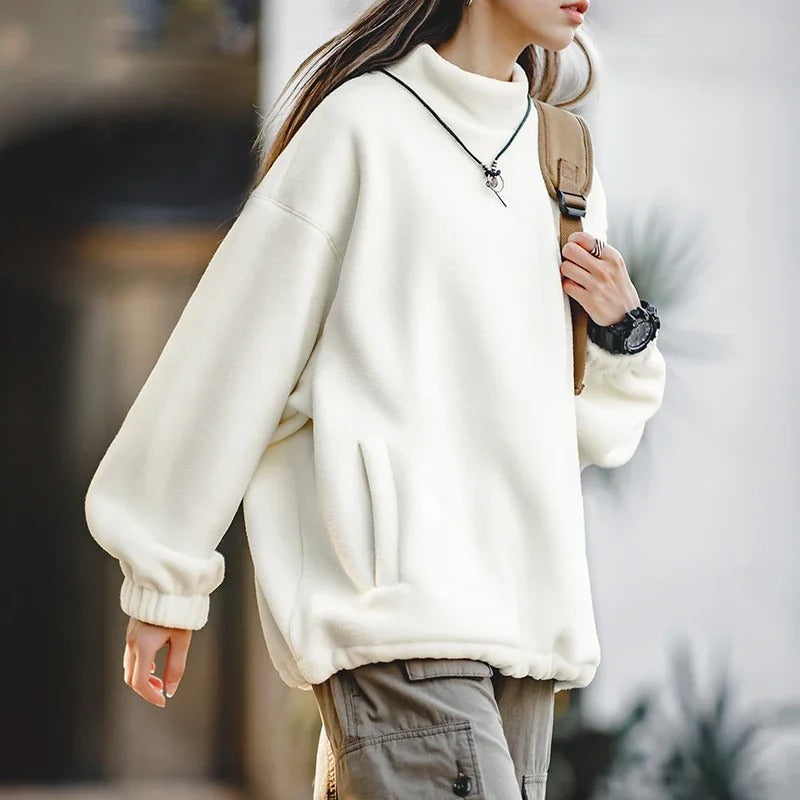 Drune | Oversize-Pullover mit Stehkragen