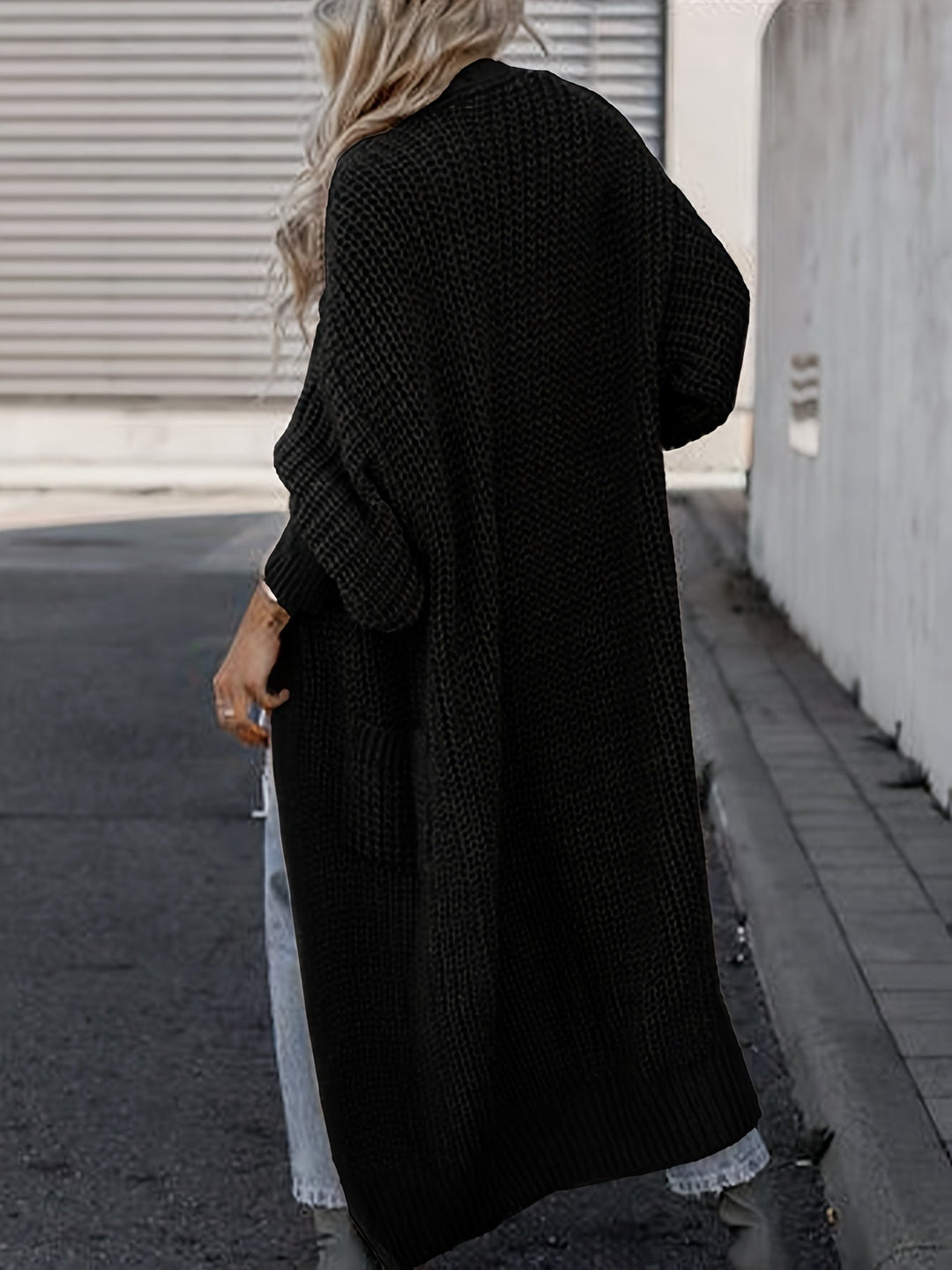 Drune | Lässige Gestrickte Weste Mit Taschen