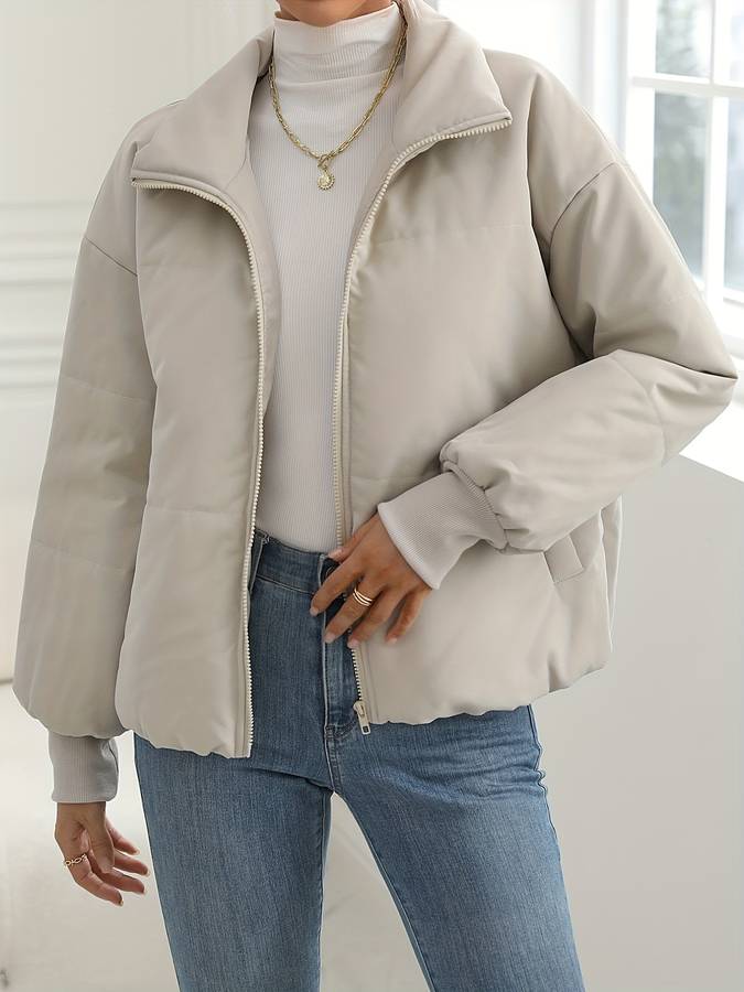 Drune | Modische Bomberjacke mit Reißverschluss für Damen