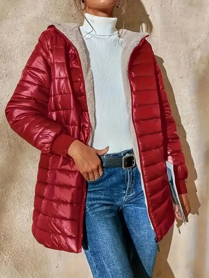 Drune | Gepolsterte Jacke mit Fleece-Futter und Kapuze