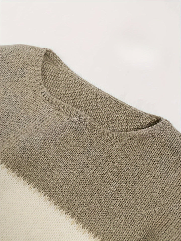 Drune | Farbblock Pullover
