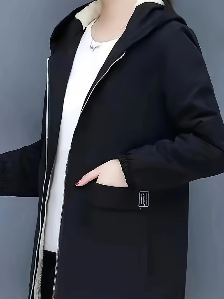 Drune | Kurze Fleece Winterjacke für Frauen - Perfekt für Wintertage