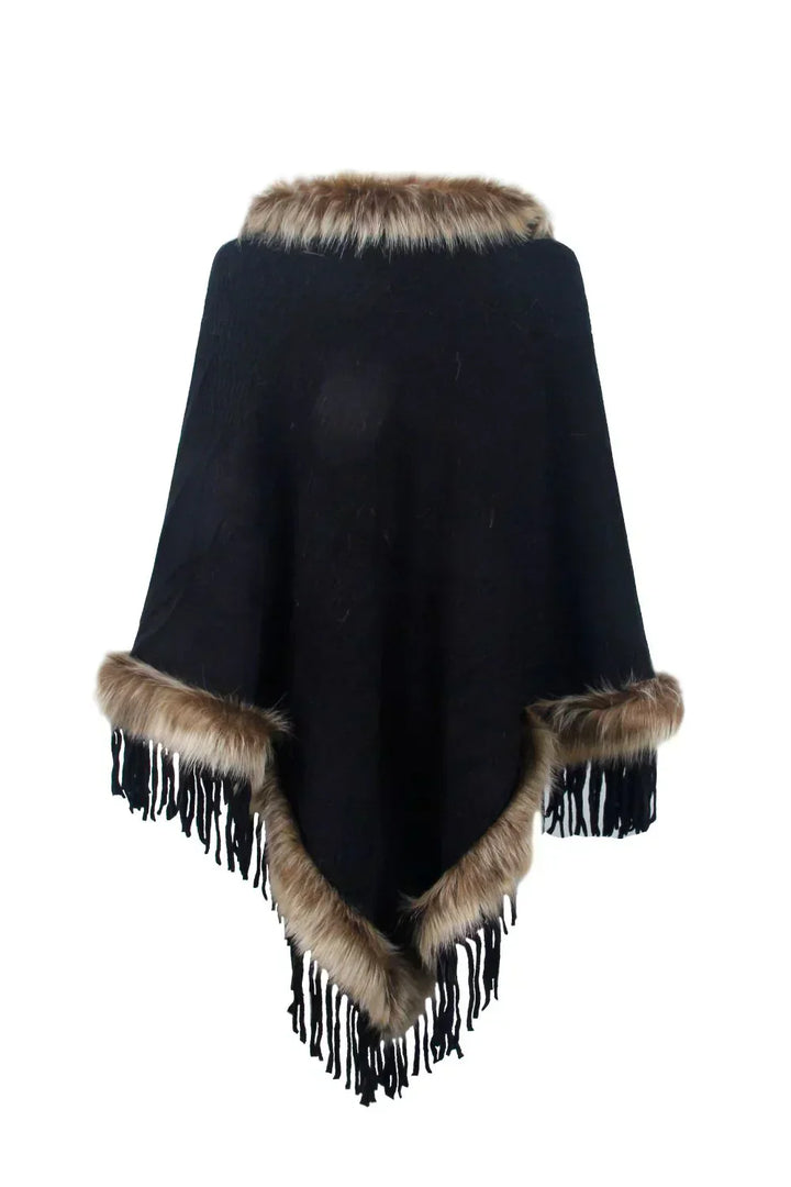 Drune | Stilvoller Winterponcho für Damen