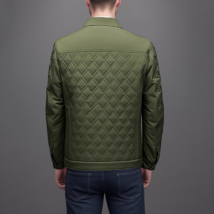 Drune | Steppjacke Leichte Polsterung Diamantmuster Bequem Und Stilvoll